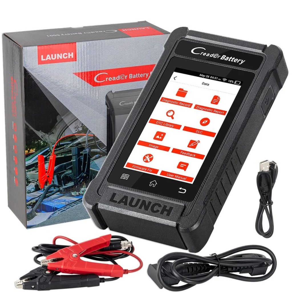 LAUNCH CRB5001 TESTER DIAGNOSTYCZNY OBD2 i AKUMULATORÓW 12V - snapdiag